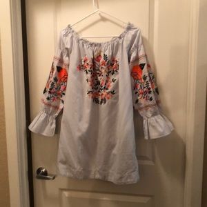 Off the shoulder dress